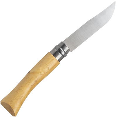 Opinel VRI N°07 Inox Nature Motív Hullámok 254238 - KNIFESTOCK
