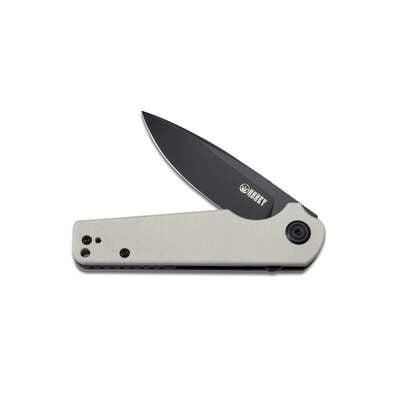 KUBEY Wolverine Liner Lock Folding Knife Ivory G10 Handle KU233G - KNIFESTOCK