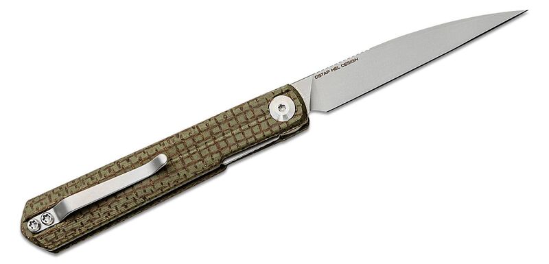 CIVIVI Clavi Silver/Micarta Green C21019-3 - KNIFESTOCK