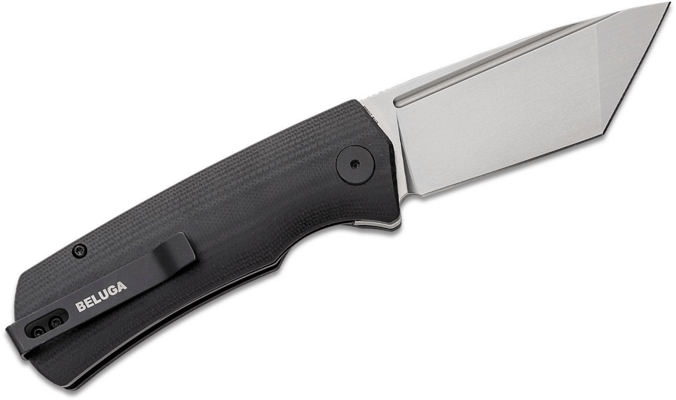 Petrified Fish PFP01TBeluga Stonewash K110 Fekete G10 PFP01TDW - KNIFESTOCK