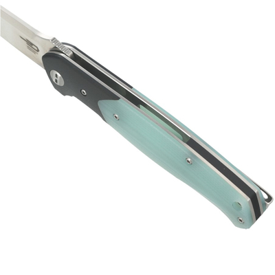 Bestech SWORDFISH D2, satin, Black / Jade G10 BG03E - KNIFESTOCK