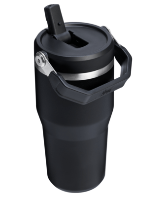 Stanley Termofľaša s integrovanou slamkou 600 ml The IceFlow™ Flip Straw 2.0 Tumbler Black - KNIFESTOCK