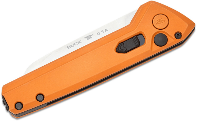 Buck Deploy, Wharncliffe Blade, Auto, Orange BU-0838ORS - KNIFESTOCK