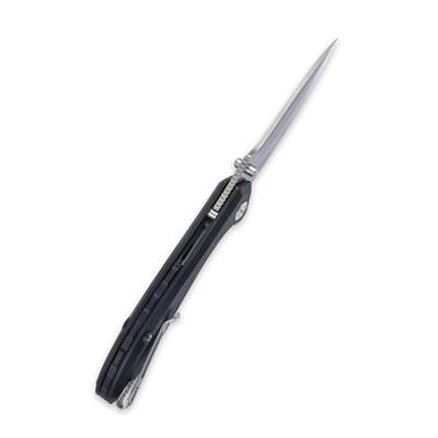 KUBEY Ruckus Liner Lock Folding Knife Black G10 Handle KU314F - KNIFESTOCK