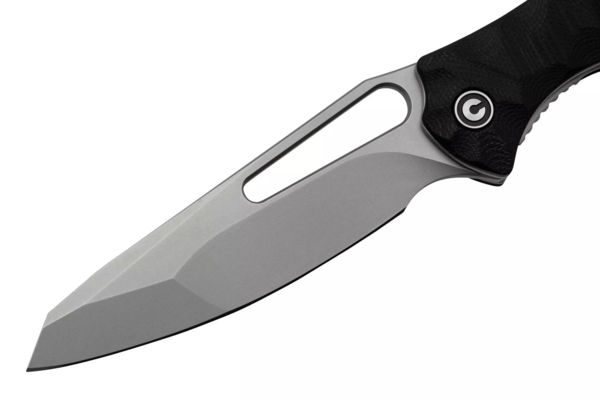 CIVIVI Spiny Dogfish Stonewashed 14C28N/Black G10 C22006-1 - KNIFESTOCK