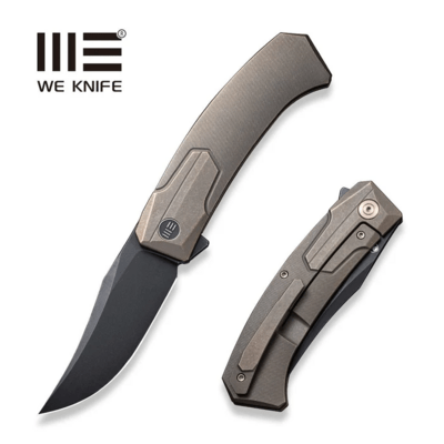 We Knife Shuddan Bronze Titanium Handle WE21015-3 - KNIFESTOCK