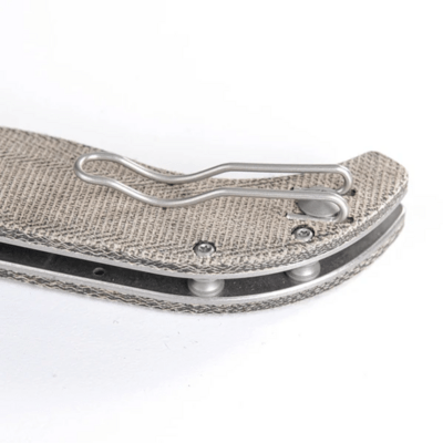 Vosteed Naga S35VN Stonewash Green Norplex UltreX™ Micarta A3902 - KNIFESTOCK
