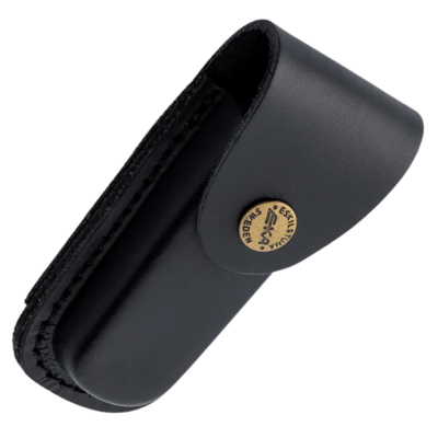 EKA 4&quot; Leather Sheath Black 20020 - KNIFESTOCK