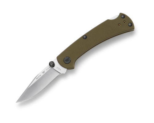 BUCK 112 Slim Pro TRX, O.D. Green BU-0112GRS3 - KNIFESTOCK