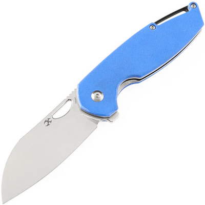 Kansept Model 6 Bead Blasted 154CM Blue G10 T1022A3 - KNIFESTOCK