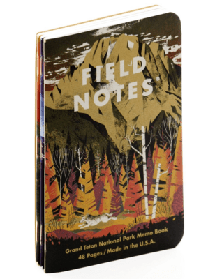 Field Notes National Parks D: Grand Teton, Arches, Sequoia (Graph paper) FNC-43d - KNIFESTOCK