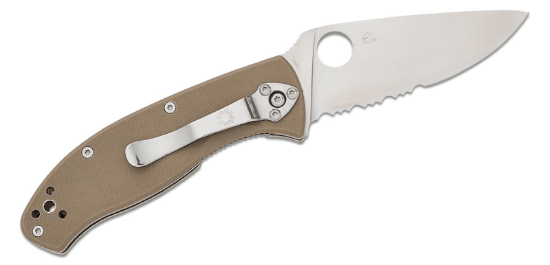 Spyderco Tenacious Brown G-10 CPM M4 Reveal 13 C122GBNM4PS - KNIFESTOCK