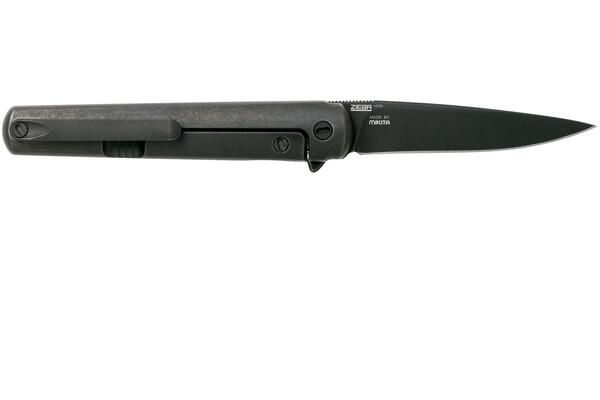 MKM FLAME Dark stonewash titanium frame BÖHLER M390 - DROP POINT MK FL01-TDSW - KNIFESTOCK