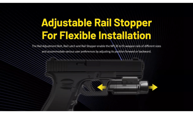 Nitecore Weapor Flashlight NPL35 - KNIFESTOCK