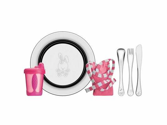 Tramontina Le Petit gyerek ebédkészlet/6 db, rózsaszín 64250/645 - KNIFESTOCK