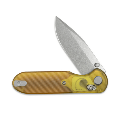 GEO Knife Ethereal Cutter SW M390 Blade Ultem - KNIFESTOCK