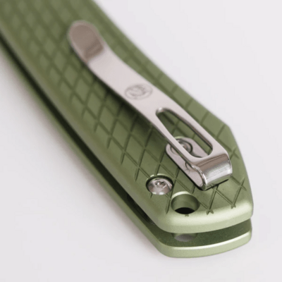 Vosteed Raccoon(Crossbar Lock) Nitro-V  Stonewash Green Aluminum A0514 - KNIFESTOCK