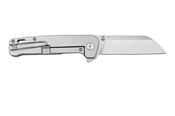 QSP Knife Penguin Plus 20CV, Aluminium Foil CF,Titanium QS130XL-D1 - KNIFESTOCK