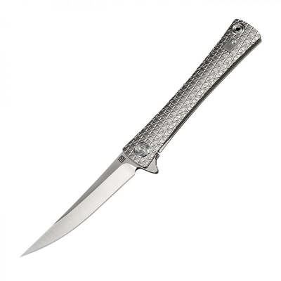 Artisan S Waistline M390/Titanium Grey 1805G-GYM - KNIFESTOCK