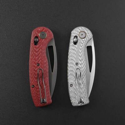 Petrified Fish PFP13 Viper K110 stonewash Fehér Twill szénszál - KNIFESTOCK