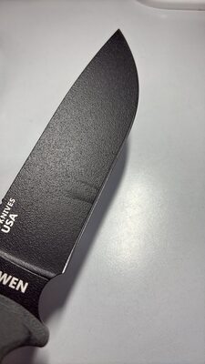 ESEE Knives Model 6 černá čepel, šedá rukojeť 6P-B s černým pouzdrem + klip na opasek - KNIFESTOCK