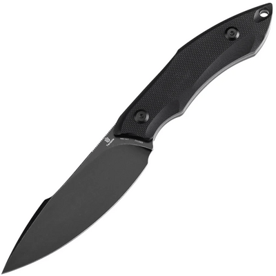 TENABLE Luccio Blackwash 14C28N Fixed Blade G007A2 - KNIFESTOCK