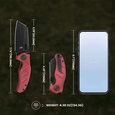 Kizer C01C Red Black V4488C4 - KNIFESTOCK