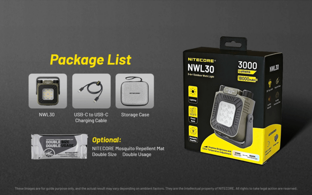 Nitecore flashlight NWL30 - KNIFESTOCK