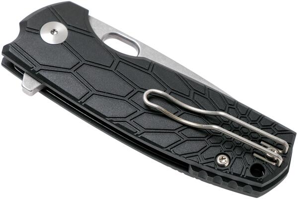 FOX Vox Core FX-604 Black Stonewashed pocket knife, Jesper Voxnaes design - KNIFESTOCK