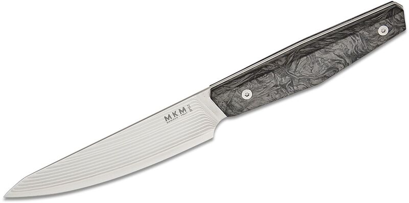 MKM Steak Dark Matter Black FAT CARBON CF MK PRST-CFD - KNIFESTOCK