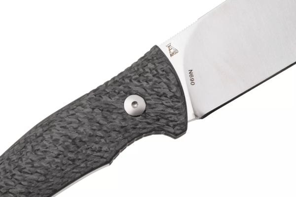 Viper Trail N690Co Satin Blade Carbon Fiber Handle Designer Jens Ansø VT4068FC - KNIFESTOCK
