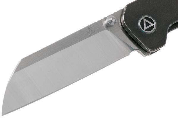 QSP Knife Penguin, Satin 154CM Blade, Black Titanium Handle QS130-M - KNIFESTOCK