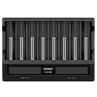 Xtar VC8-charger, 1*A-C USB Cable - KNIFESTOCK