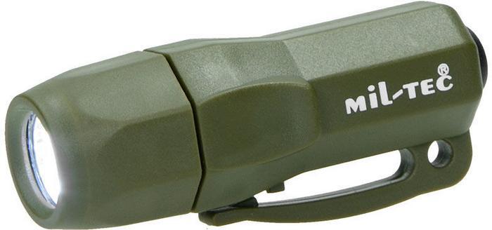 Mil-Tec MINI LAMPE DE SECOURS 3 LED olive 15180001 - KNIFESTOCK
