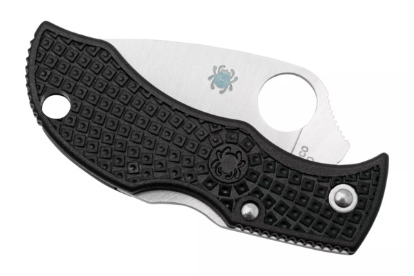 Spyderco Manbug Black Lightweight Leaf MBKLFS - KNIFESTOCK