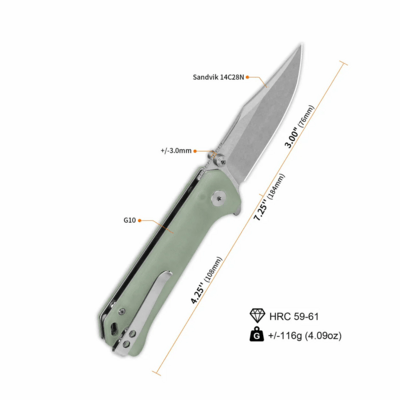 QSP Knife Grebe  QS147-D1 - KNIFESTOCK