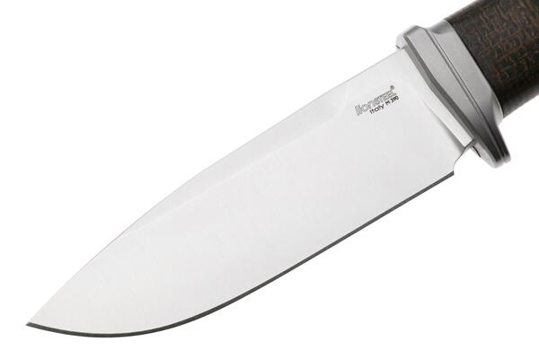 Lion Steel Feststehendes Messer M390 Klinge, GRÜNES Burlap, Ti-Parierstange, Lederscheide AH BLG - KNIFESTOCK