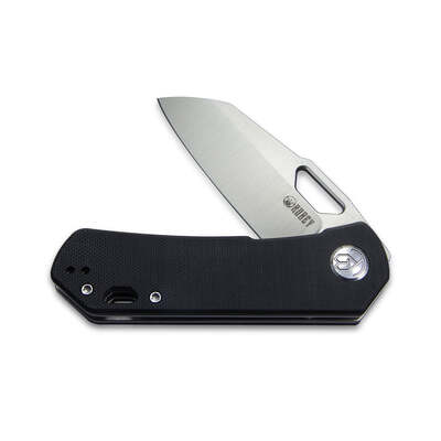 KUBEY Duroc Liner Lock Flipper Petit Couteau Pliant de Poche Manche Noir KU332A - KNIFESTOCK