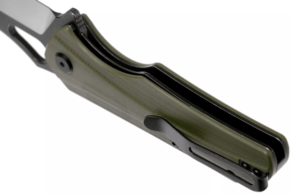 Bestech OPERATOR D2, Satin+Black, Green G10 BG36C - KNIFESTOCK