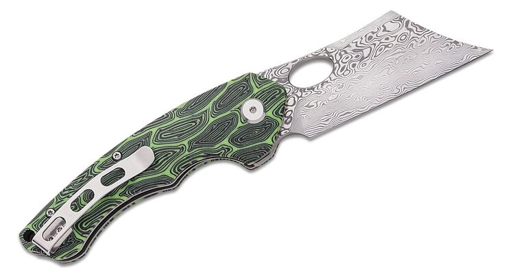 BESTECH Skirmish Damascus G10 Black+Green BL07C - KNIFESTOCK