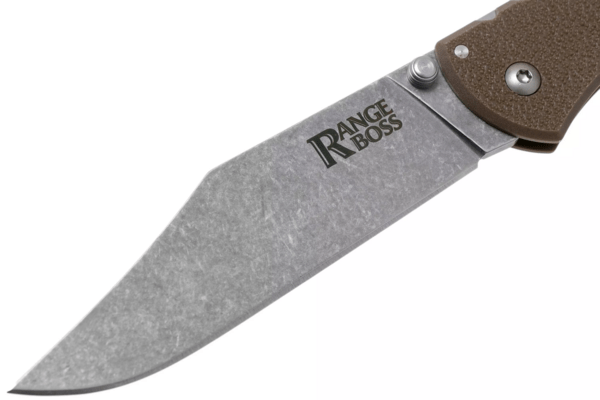 COLD STEEL RANGE BOSS / 9.25&quot; OVERALL / 4&quot; BLADE / 3.5MM THICK / 5.25&quot; FDE ZY-EX™HANDLE / 4034SS / B - KNIFESTOCK