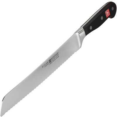 Cuțit de pâine WUSTHOF CLASSIC cu lamă dublu zimțată 23 cm - KNIFESTOCK