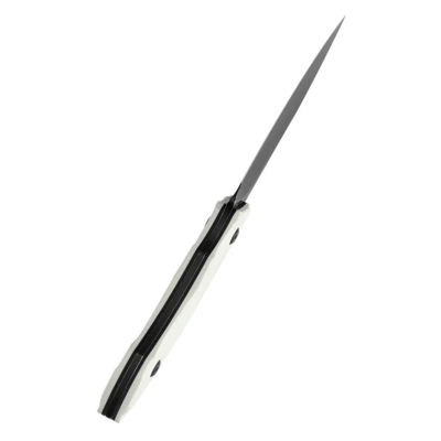 TENABLE Luccio Blackwash 14C28N Fixed Blade G007A3 - KNIFESTOCK