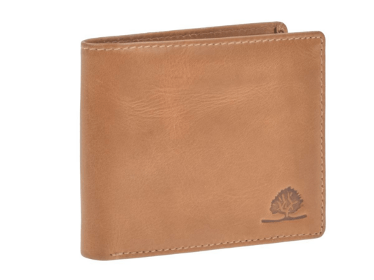 GreenBurry RFID wallet, horizontal &quot;TORNADO&quot; peanut brown 1089-24 - KNIFESTOCK