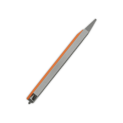 Kizer Pac-Bar Stonewashed Ti&amp;G10 handle - Orange T122A3 - KNIFESTOCK