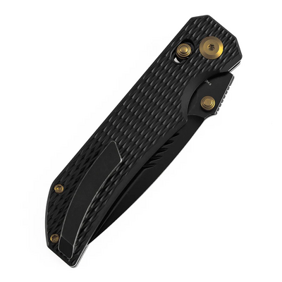 Kansept Eaglestrike Blackwash CPM S35VN Black Anodized Titanium K1095V6 - KNIFESTOCK