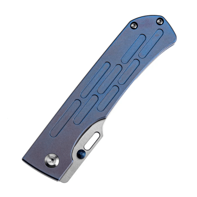 Kansept Reedus Satin CPM-S35VN Blue Anodized Titanium K1041A5 - KNIFESTOCK