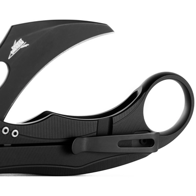 LionSteel L.E.One Mid Faca Dobrável OLD BLACK lâmina M390, cabo de alumínio PRETO - KNIFESTOCK