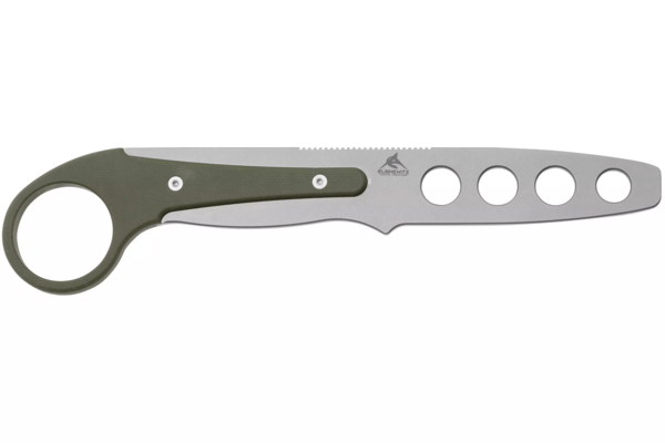 Civivi Varius OD Green G10 Ring HandleStonewashed D2 Dull Trainer BladeWith An Extra Conventional  - KNIFESTOCK