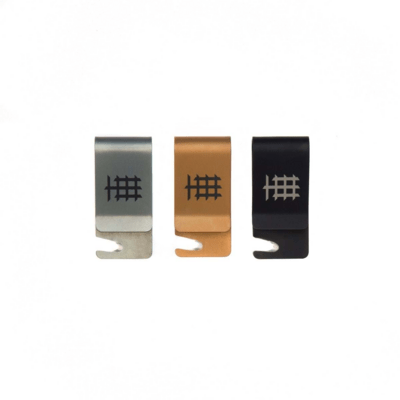 Halfbreed Blades Cash Card Clip CCC-01 BRZ - Titanium - KNIFESTOCK